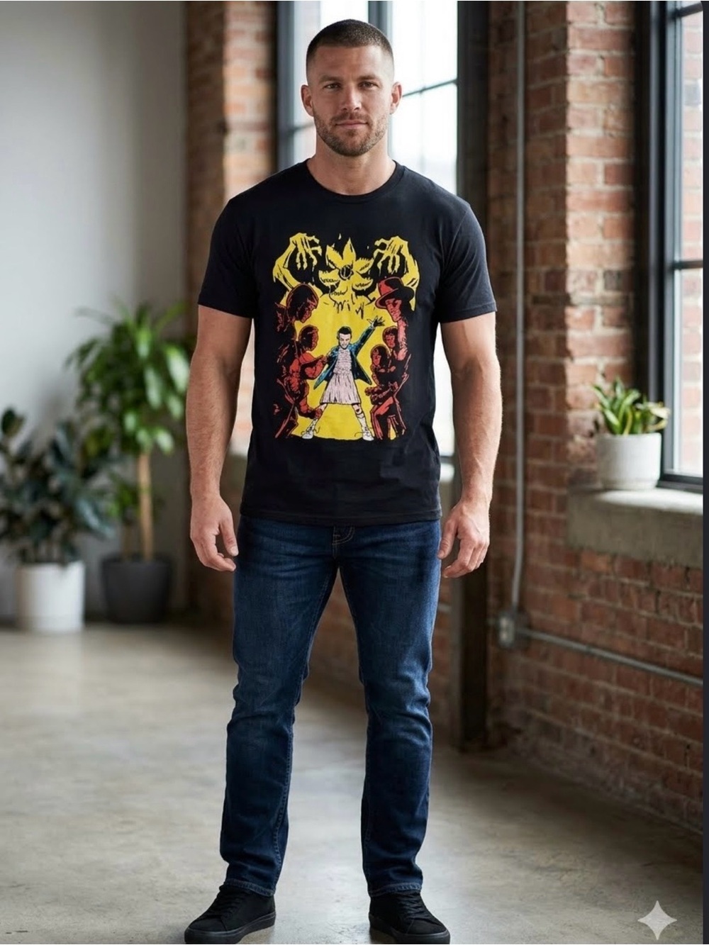 🌟 Stranger Things Exclusive Loot Crate Graphic Tee 🌟 xl